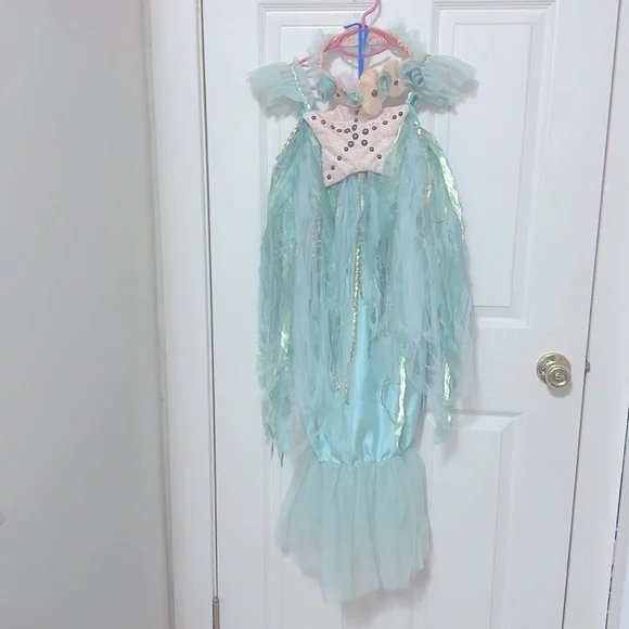 EUC Pottery barn Kids Mermaid Halloween Costume 7-8T - Picture 7 of 13